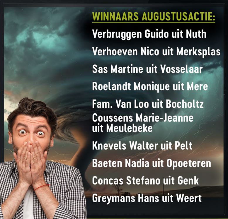 winnaars Augustus-actie 2024